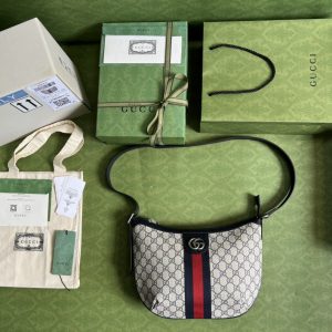 2 gucci ophidia gg small shoulder bag beige and blue gg supreme canvas for women 12in30cm 598125 2zgmn 4076 2799 845