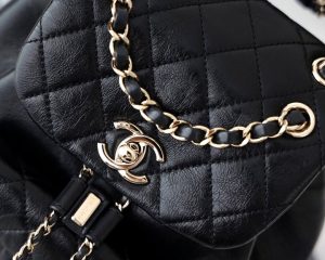 2-Chanel Backpack Black For Women 7 in/18cm  - 2799-850