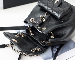 3-Chanel Backpack Black For Women 7 in/18cm  - 2799-850