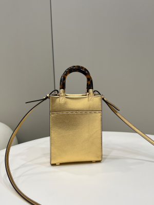 12 fendi mini sunshine shopper gold for women womens handbags shoulder and crossbody bags 71in18cm ff 8bs051ajh7f1gnn 2799 874