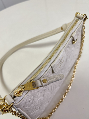 4 louis vuitton easy pouch on strap monogram empreinte creme white for spring womens handbags shoulder bags 75in19cm lv m81066 2799 883