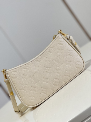 8 louis vuitton easy pouch on strap monogram empreinte creme white for spring womens handbags shoulder bags 75in19cm lv m81066 2799 883