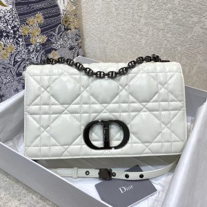 christian dior large dior caro bag white for women womens handbags crossbody bags 28cm cd 2799 892