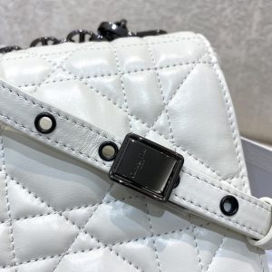 2 christian dior large dior caro bag white for women womens handbags Garavani crossbody bags Garavani 28cm cd 2799 892