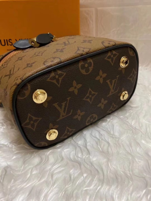 1 louis vuitton vanity pm monogram and monogram reverse canvas by nicolas ghesquiere for women womens handbags shoulder and crossbody bags 75in19cm lv m42264 2799 917