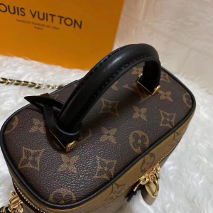 2 louis vuitton vanity pm monogram and monogram reverse canvas by nicolas ghesquiere for women womens handbags shoulder and crossbody bags 75in19cm lv m42264 2799 917