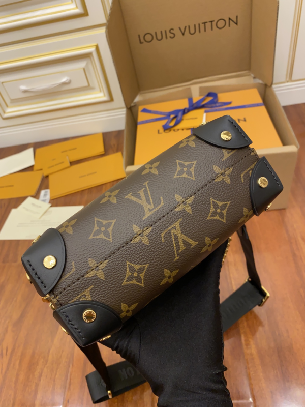 12 louis vuitton petite malle souple monogram canvas black for women womens handbags 79in20cm lv m45571 2799 924
