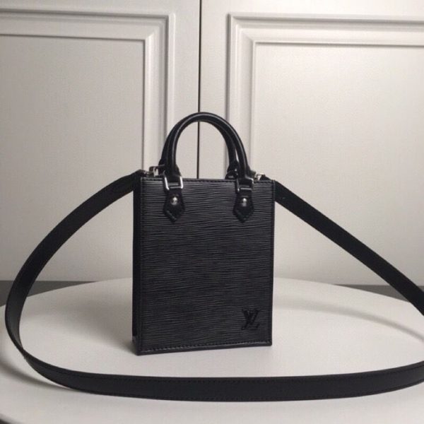 Louis Vuitton Lock - Louis Vuitton Petit Sac Plat Black For Women