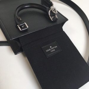 3 louis vuitton petit sac plat black for women womens wallet 55in14cm lv m69441 2799 929