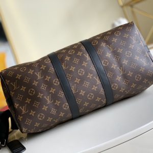 4 louis vuitton keepall bandouliere 45 monogram macassar canvas for men mens bags travel bags 177in45cm lv m56711 2799 940