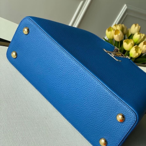 7 louis vuitton woven capucines python handle bag 27cm taurillon leather springsummer collection n98388 blue 2799 942