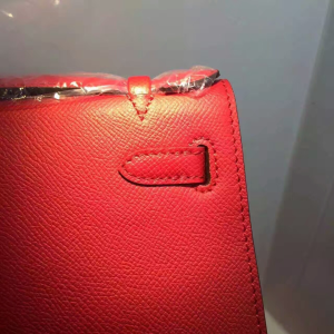 2-Hermes Kelly Wallet To Go Woc Epsom Red For Women, Women’s Wallet 8.5in/22cm  - 2799-954