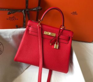 hermes two kelly 28 rouge casaque togo bag for women womens handbags shoulder bags 11in28cm 2799 955