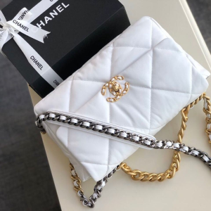 1 chanel 19 handbag white for women 118in30cm 2799 963