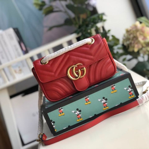 5 gucci marmont matelasse mini bag red matelasse chevron for women 85in22cm gg 446744 2799 965