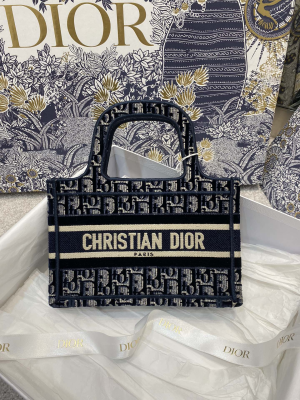 christian dior mini dior book tote blue dior oblique embroidery blueblack for women womens handbags 9in23cm cd s5475zriw m928 2799 973