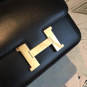 1 hermes constance 24 swift black for women gold toned hardware womens handbags shoulder bags 95in24cm 2799 977
