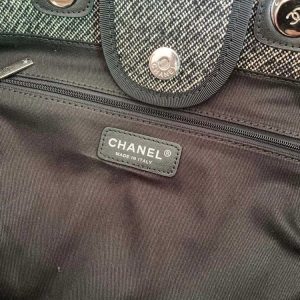 3 chanel large shopping tote bag grey for women womens handbag shoulder bags 15in38cm 2799 979