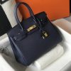 hermes birkin dark blue for women gold toned hardware 11in30cm 2799 980