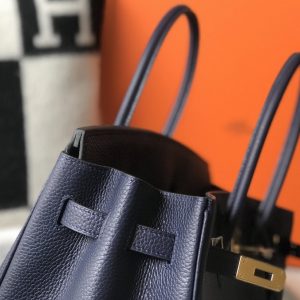 4 hermes birkin dark blue for women gold toned hardware 11in30cm 2799 980
