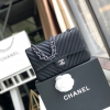 chanel chevron classic handbag silver hardware black for women womens bags shoulder and crossbody bags 102in26cm 2799 981