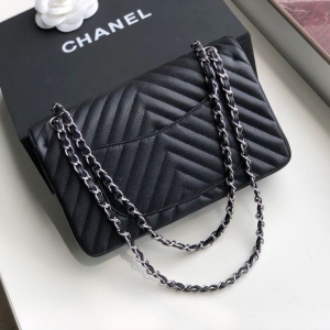 4 chanel chevron classic handbag silver hardware black for women womens bags shoulder and crossbody bags 102in26cm 2799 981