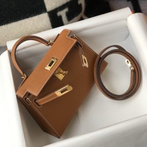5 hermes mini kelly 19 sellier epsom brown bag for women womens handbags shoulder bags 75in19cm 2799 982