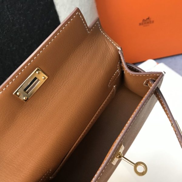 13 hermes mini kelly 19 sellier epsom brown bag for women womens handbags shoulder bags 75in19cm 2799 982
