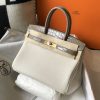 hermes birkin white for women gold toned hardware 118in30cm 2799 983