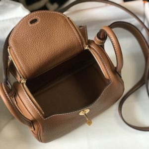 5 hermes lindy mini clemence bag brown for women womens handbags shoulder and crossbody bags 75in19cm 2799 984