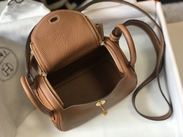 5 midi hermes lindy mini clemence bag brown for women womens handbags shoulder and crossbody bags 75in19cm 2799 984