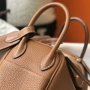 6 hermes lindy mini clemence bag brown for women womens handbags shoulder and crossbody bags 75in19cm 2799 984