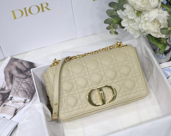 Christian Dior Small Caro Outdoor Bag Light Yellow For Women 8in/20cm CD M9241UWHC_M26Y  - 2799-986