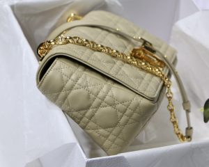 2-Christian Dior Small Caro Outdoor Bag Light Yellow For Women 8in/20cm CD M9241UWHC_M26Y  - 2799-986
