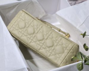 4-Christian Dior Small Caro Outdoor Bag Light Yellow For Women 8in/20cm CD M9241UWHC_M26Y  - 2799-986
