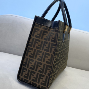 5 fendi tote bag 138in35cm brown for women ff 2799 990