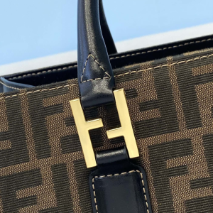 7 fendi tote bag 138in35cm brown for women ff 2799 990