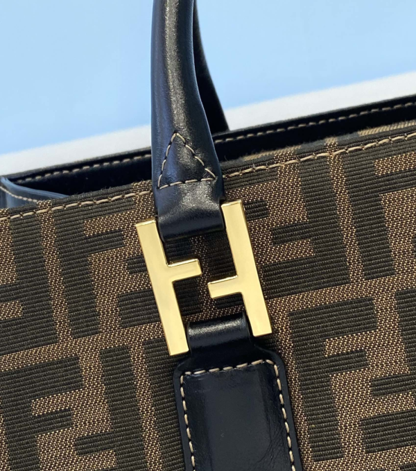 7 fendi tote bag 138in35cm brown for women ff 2799 990