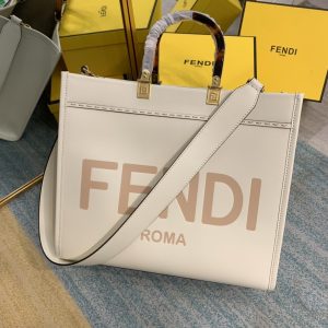 fendi sunshine handle bag white for women womens handbags shoulder and crossbody bags 142in36cm ff 8bh386abvlf0k7e 2799 991