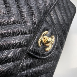 8 chanel chevron classic handbag gold toned hardware black for women womens bags shoulder and crossbody bags 102in26cm 2799 995
