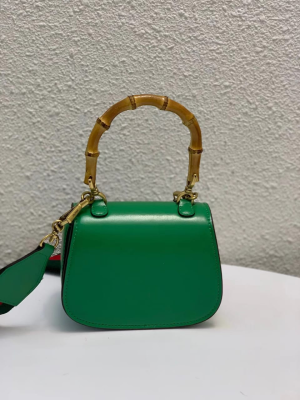 1 gucci bamboo 1947 small top handle bag green for women 67in17cm gg 675797 10odt 3384 2799 1001