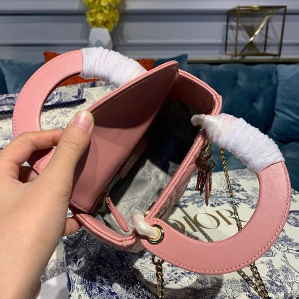 11 christian dior mini lady dior bag blush cannage sorbet pink for women 65in18cm cd 2799 1010