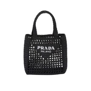 small raffia tote black for women 22cm 87in 1bg444 2a2t f0002 v ooo 2799 1018