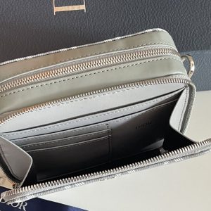 2 pouch with strap diamond blackgrey for women 65in17cm cd 2esbc119dco h43e 2799 1046