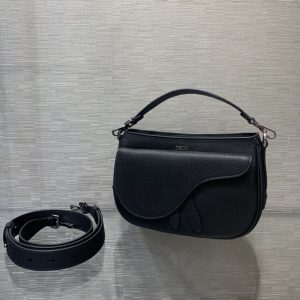1 mini saddle soft bag black for women 95in 24cm cd 2799 1051