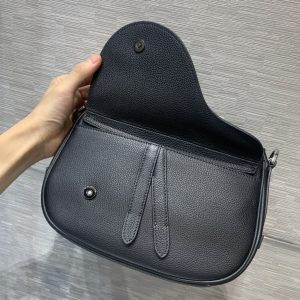 9 mini saddle soft bag black for women 95in 24cm cd 2799 1051