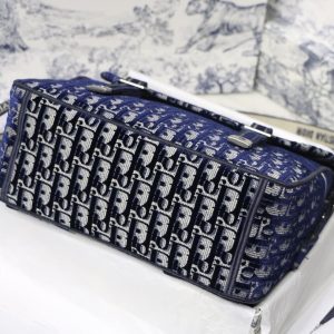 5 camp bag oblique embroidery bluegrey for women 11in 28cm cd 2799 1055