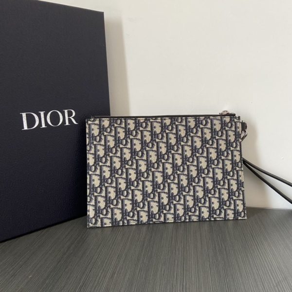 6 oblique jacquard a5 pouch beige for women 105 in265cm cd 2esca338yse h05e 2799 1063