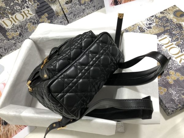 6 mini dior backpack cannage black for women 12 in 315 cm cd 2799 1069