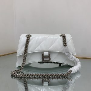 2-Crush Small Chain Bag Black/Pink/Silver/White For Women 9.8in/24.9cm  - 2799-1121